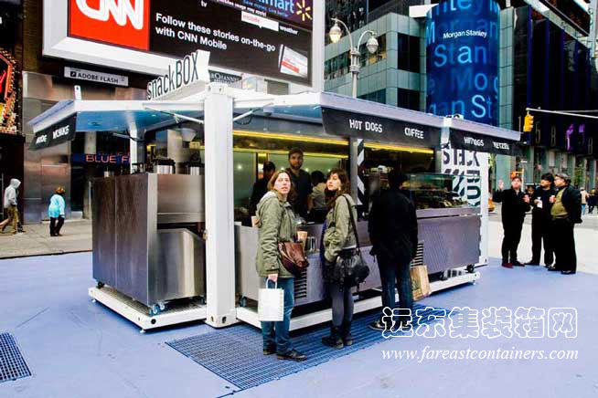 snackbox快餐店,住人集裝箱活動(dòng)房屋,二手集裝箱貨柜