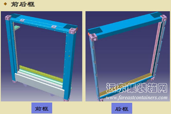 前后框,集裝箱的主要部件結(jié)構(gòu)圖解