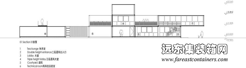 上海多利農(nóng)莊剖面設(shè)計(jì)圖,集裝箱建筑,集裝箱房屋,集裝箱住宅,集裝箱活動(dòng)房