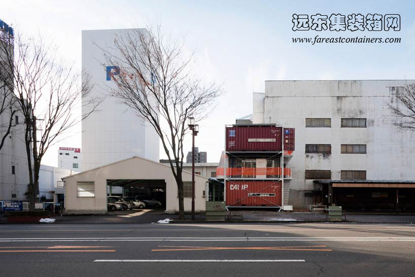 Sugoroku Office,集裝箱住宅,集裝箱建筑,集裝箱房屋,集裝箱活動(dòng)房,住人集裝箱