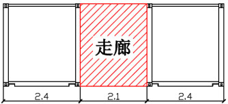 兩側(cè)箱體長(zhǎng)度方向平行于走廊,集裝箱房屋,集裝箱活動(dòng)房,住人集裝箱,集裝箱住宅,集裝箱建筑